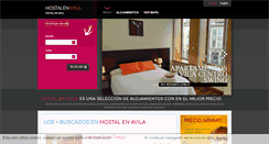 Desktop Screenshot of hostalenavila.com